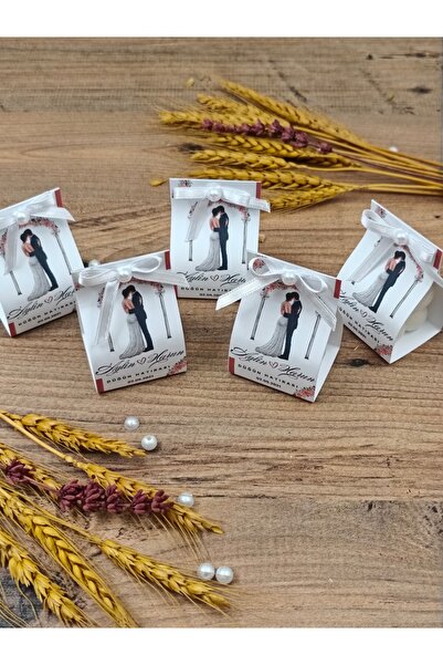 Bernami Süslemeli Kart Bubble Mum, Nikah Şekeri, Doğum, Sünnet, Düğün Nişan S...