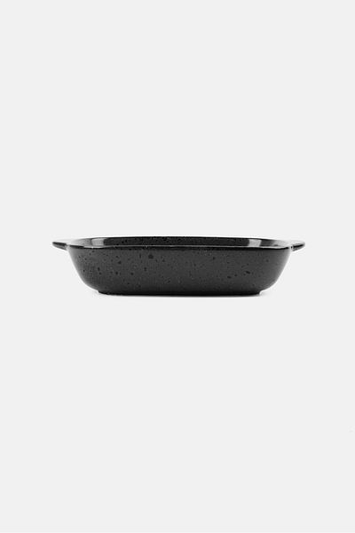 Catherine Malandrino Stylish Porcelain Bakeware, Charcoal