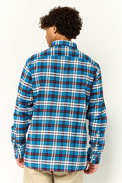 Tommy Hilfiger Men Regular Fit Checkered Long Sleeve Casual Shirt, Multicolor