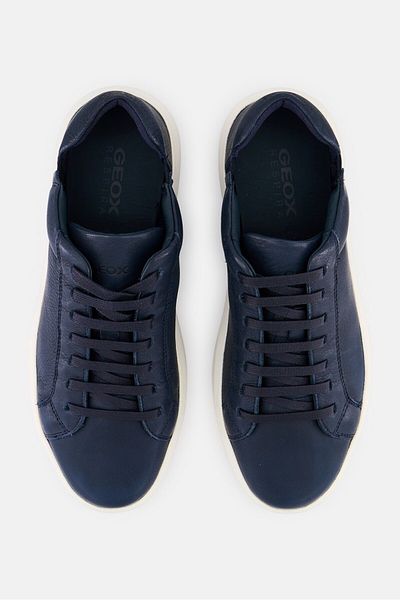Geox Men U Velletri B Lace Up Casual Shoes, Navy