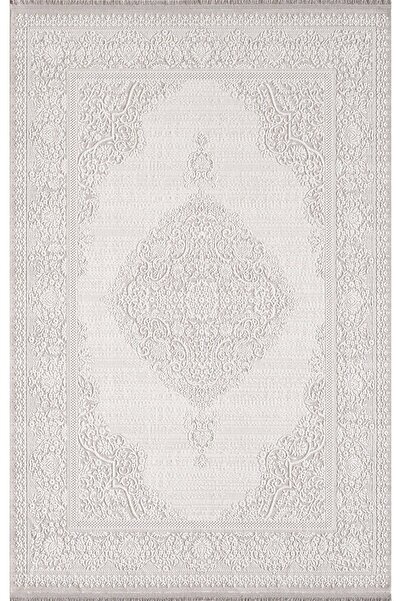 Artemis Halı Artemis Halı Dior 2517B Bej Akrilik Saçaklı Karel Halı