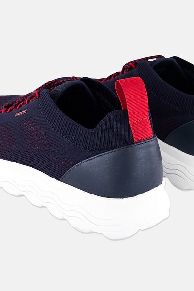 Geox Men U Spherica A Lace Up Casual Shoes, Navy