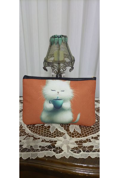 DİGİ PUFF Digipuff Patterned Fabric Portfolio Bag.