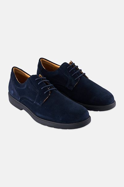 Geox Men Spherica Ec11 Lace Up Derby Shoes, Navy