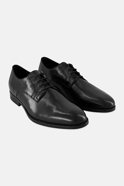 Geox Men U Hampstead Lace up Formal Shoes, Black