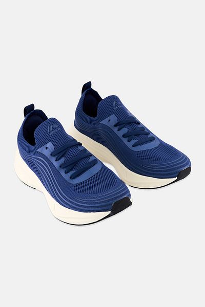 RBX Women Lace Up Running Shoes, Navy Blue