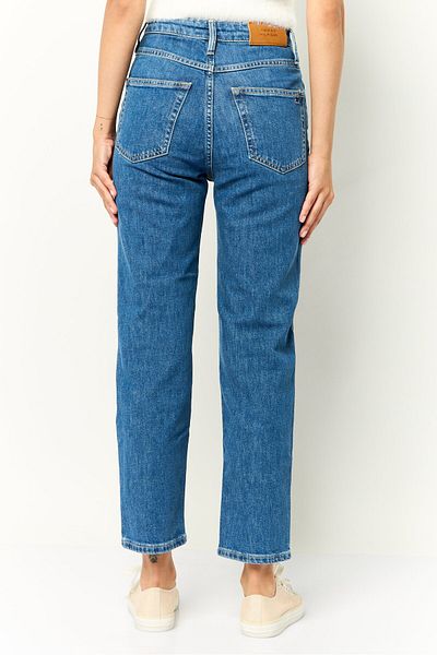 Tommy Hilfiger Women Regular Fit Washed Denim Jean, Blue