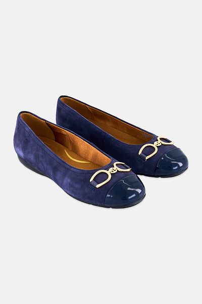 Geox Women D Annytha Slip on Flat shoes, Navy