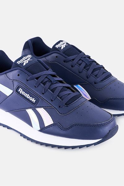 Reebok Women Glide Pripple Clip Lace Up Running Shoes, Navy