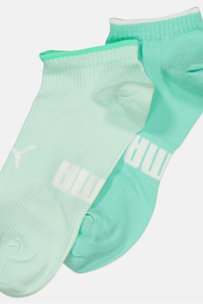 Puma Women 2 Pair Brand Logo Ankle Socks, Multicolor