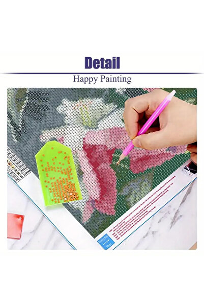 rasdesing Elmas 5D Elmas Boyama Fırçaları, Yapıştırıcı ve Plastik Tepsi içerir , Elmas Boyama Malzemeleri