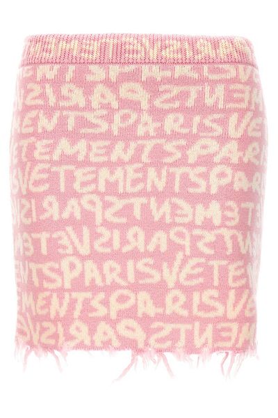 Vetements Fustă Vetements „Graffiti Monogram”