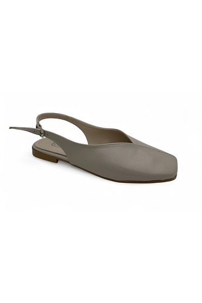 DOSA SHOES Women's Pointed Toe Ballerinas-Beige
