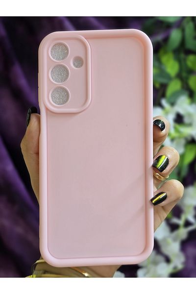Magic Ring حافظة وردية غير لامعة متوافقة مع هاتف Samsung Galaxy A16 مع دعم زاوية مقاوم للصدمات