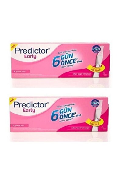 Predictor 2'li Predictor Early Gebelik Testi