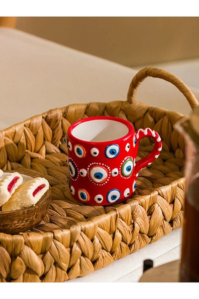 LC Waikiki Evil Eye Bead Printed Ceramic Mug 200 ml