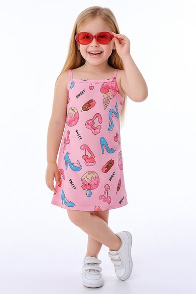 minitrends 3 Pieces 3-Piece Printed Lycra Girl's Dress