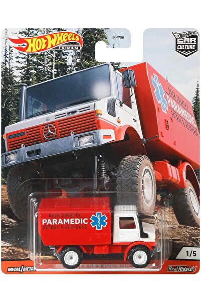 HOT WHEELS Premium Wild Terrain - '88 Mercedes Unimog U1300 GJP90