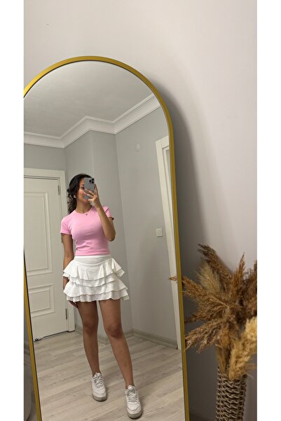 MasalBoutiquee Beyaz Mykonos Etek