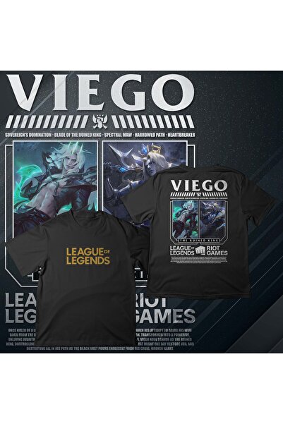 EZ Design League of Legends - VIEGO - Baskılı Oversize T-shirt