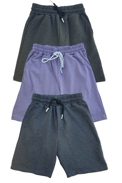 makiteks Unisex 3 τεμάχια αγόρια κορίτσια Παιδικά σορτς Σετ βαμβακερά σορτς 5 6 7 8 9 10 11 12 13 14 ετών