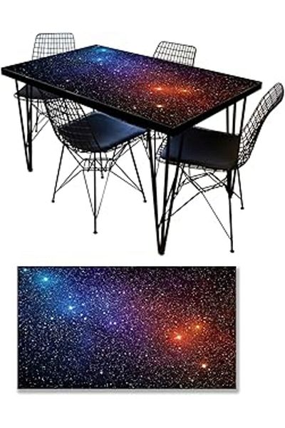 Mu Art Ahşap Table Covering Foil Furniture Table Covering Foils Galaxy
