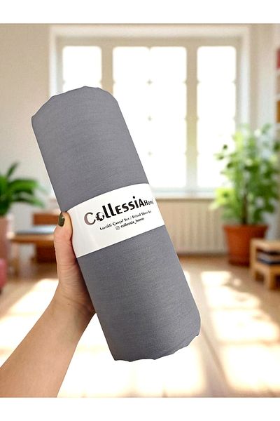 CollessiaHome 100% Cotton Poplin Fitted Double Size Fitted Sheet Set Bed Sheet Set