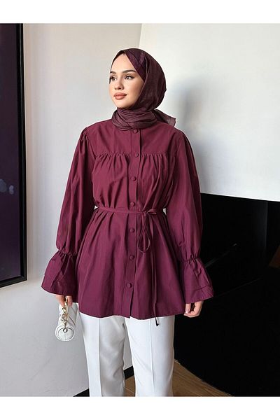 SSDESİNG Poplin Shirt Burgundy