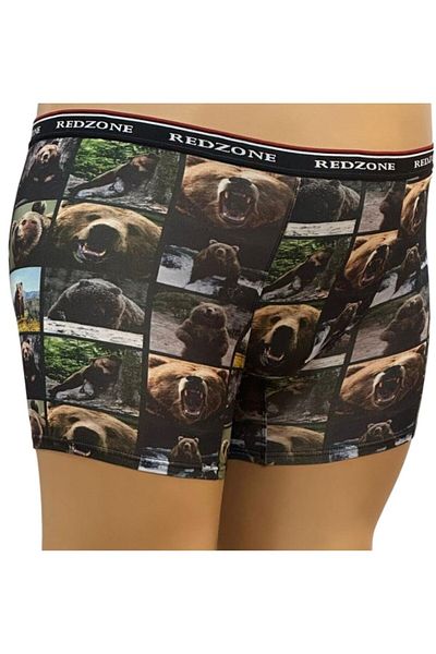 marufshop Ψηφιακό τυπωμένο μπόξερ μεγάλου μεγέθους Lycra με σχέδιο αρκούδας