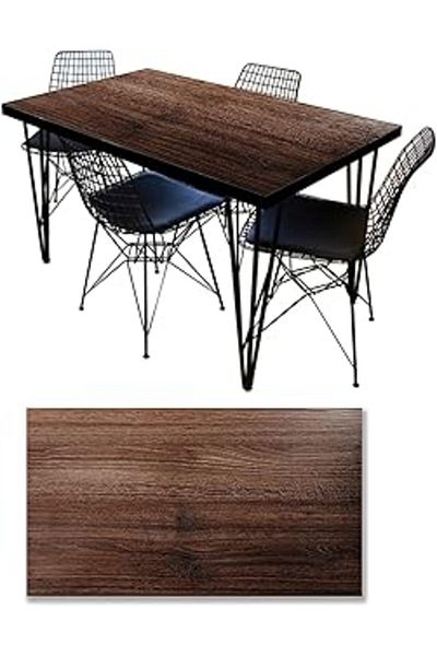 NETWORK ART Table covering foil furniture table covering foils wood pattern 4