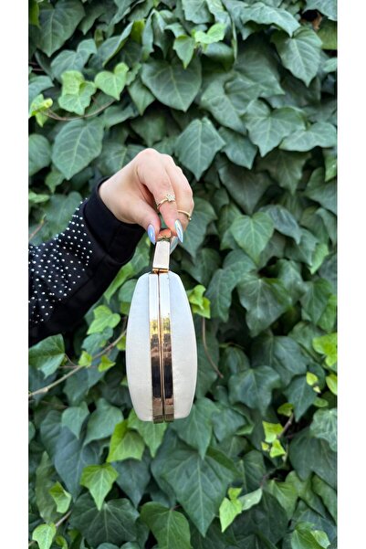 BRAVE BAG Gold Detail Skin Color Evening Bag-03