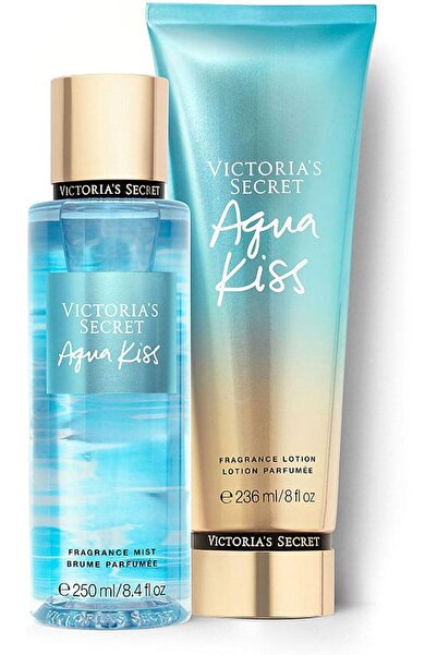 Victoria's Secret Aqua Kiss Mist and Lotion Set by Victoria's Secret