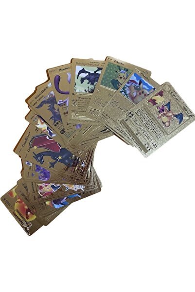 victiny Pachet de cărți Pokemon, 55 de cărți, holografic, auriu