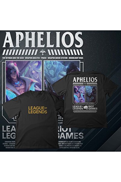 EZ Design League of Legends - APHELIOS - Baskılı Oversize T-shirt