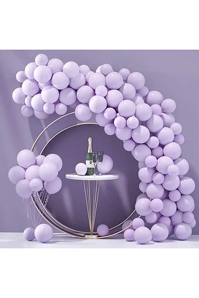 Baloane Vesele Purple Macaron Balloon Arch 84 Pieces ARC31-11