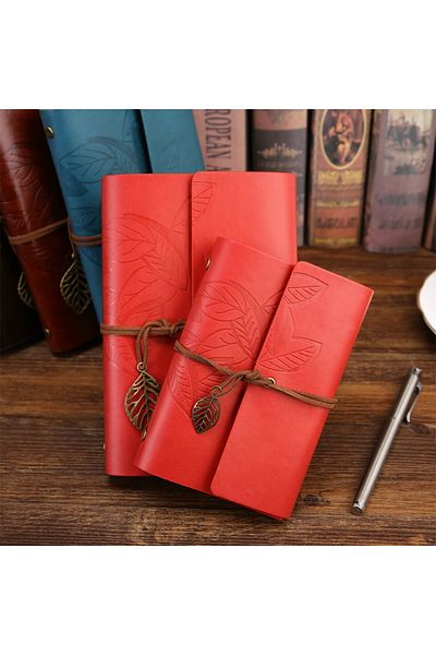 MBB ETİCARET Inked Dip Pen And Leather Notebook