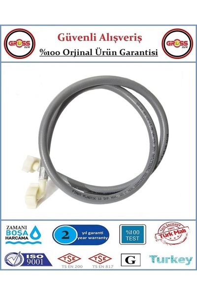 FIRAT Fırat Çamaşır, Bulaşık Makinası Temiz Su Giriş Hortumu - - 3 Metre