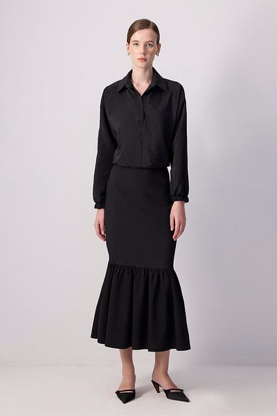 Touché Privé Tight Crepe Skirt