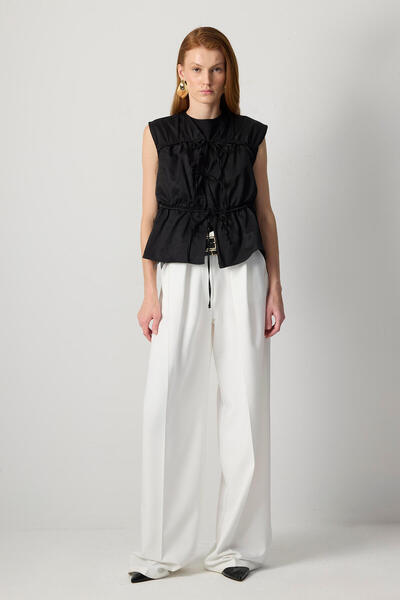 Touché Privé Büzgü Detailed Vest