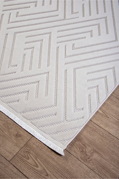 Casa Deluxe Home Sisal Modern Desen Düz Saçaklı Dokuma İskandinav Yazlık Tarz...