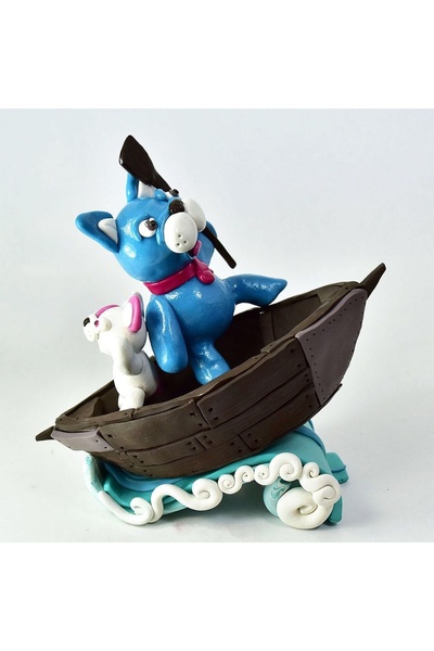 NARA Polymer Clay 55 Gram Pm45 Cobalt 6 Pack