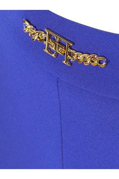 Elisabetta Franchi Pantaloni drepți albaștri