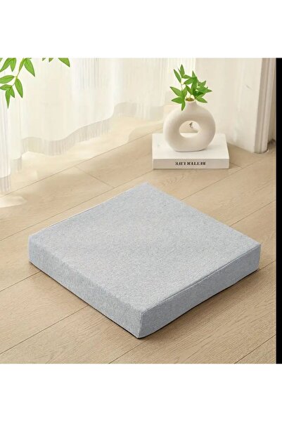 İstanbul kumaş Çok Amaçlı Klasik Kumaş Kaplı Sünger Sandalye Minderi 50x50x8cm 1 Adet