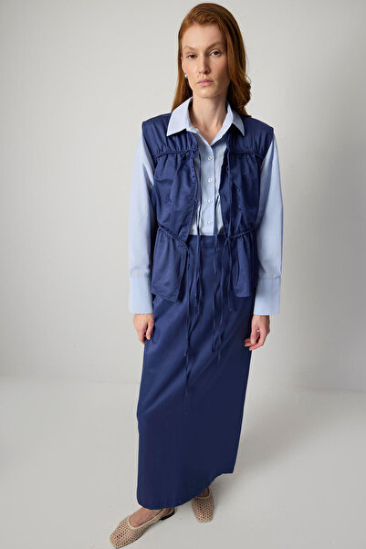 Touché Privé Büzgü Detailed Vest