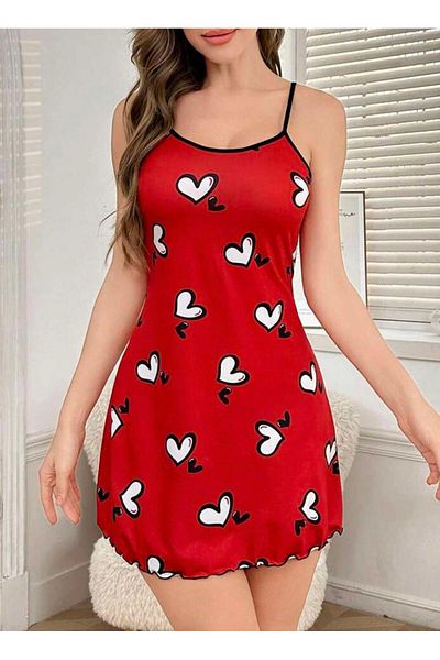 Olivia Carmen Stylish and Romantic, Nightdress with Flexible Straps