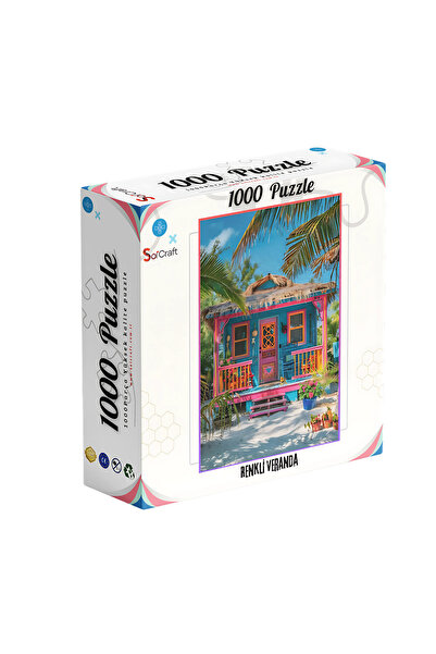 Soi Craft 1000 Parça Puzzle Renkli Veranda