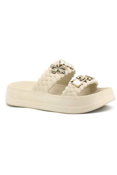 rs riva shoes Girl's Women's Pool Beach Vacation Daily Summer Comfortable Non-Slip Sole Teddy Bear Butterfly Stone Slippers