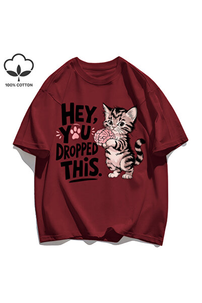 StartMore تي شيرت Y2k Vintage تي شيرت Hey He Left This Print Basics
