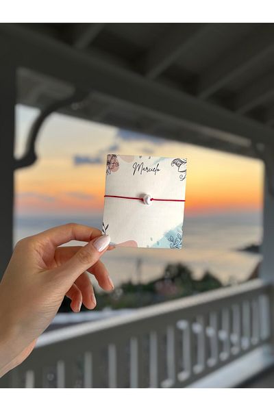 MARCİELO Accessories Red Lucky String Bracelet – Gift for Lover, Friend, New Year and Special Day (5 Pieces)
