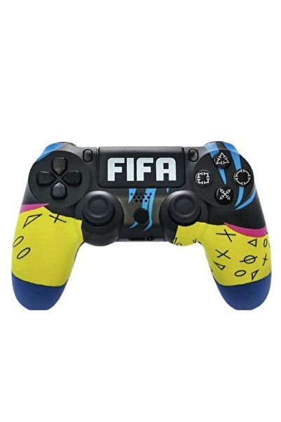 Corsair PS4-PC-Android BOX-Android-IOS Telefon Tablet Uyumlu Desenli Dual Titreşimli Bluetooth Oyun Kolu